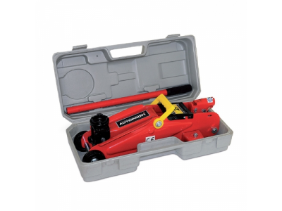 Домкрат гидравлический подкатной 2т. (высота подъёма 330мм) (в кейсе) AUTOPROFI