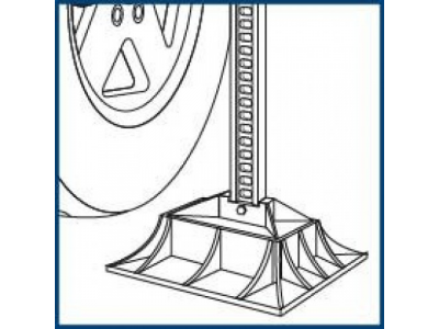 Опора для реечного домкрата на грунте, Off-RoaD Base Stels