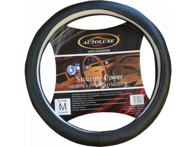 Оплетка д/руля AL-036 (черн.) M