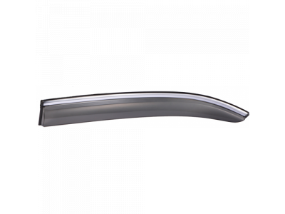 Ветровики SkyLine Nissan Teana 2014 - (with chrome molding)