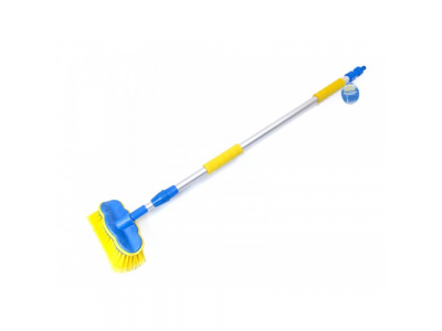 Щетка сметка для мытья а/м, телескопическая 102-165 см, под шланг