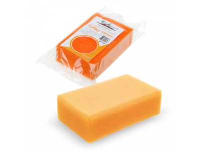 Губка оранжевая поролоновая Кирпич AIRLINE