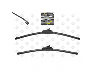 Щетки стеклоочистителя SWF VISIOFLEX, передняя, 2 шт., 30784428 , 600mm/24", бескаркасная