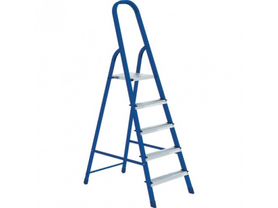 Стремянка, 5 ступеней, стальная, оцинкованные ступени // СИБРТЕХ // Pоссия