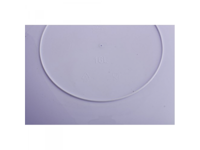 Таз пластмассовый круглый 16 л сиреневый //ТМ Elfe /Россия