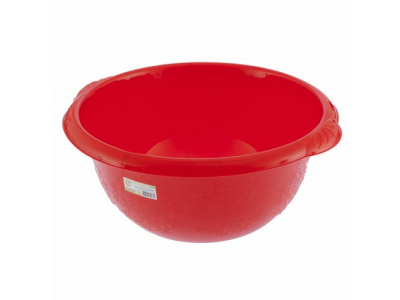 Таз пластмассовый круглый 16 л красный //ТМ Elfe /Россия