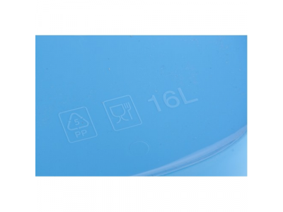 Таз пластмассовый овальный 16л, голубой //ТМ Elfe light /Россия