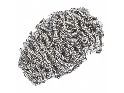 Мочалка для посуды, 2 шт, нержавеющая сталь, Россия Elfe