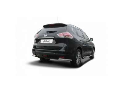 Защита заднего бампера "уголки" Arbori d57 NISSAN X-TRAIL 2015-