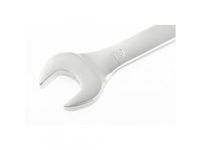 Ключ комбинированный, 19 мм, CrV, матовый хром// STELS