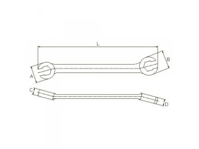 Ключ разрезной 18х19 мм