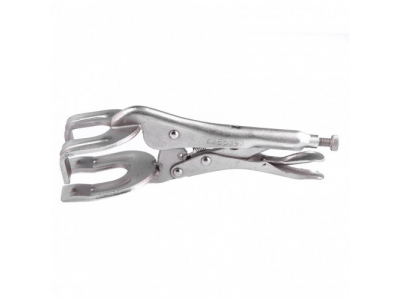 Зажим ручной, двойной, точечная фиксация, 225 мм Сибртех