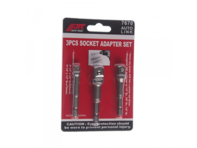 JTC Набор адаптеров 1/2"х73L, 3/8"x65L, 1/4"х65L JTC