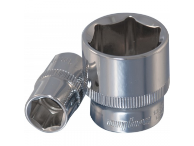Головка торцевая шестигранная 3/8" DR 22мм, Ombra 138022