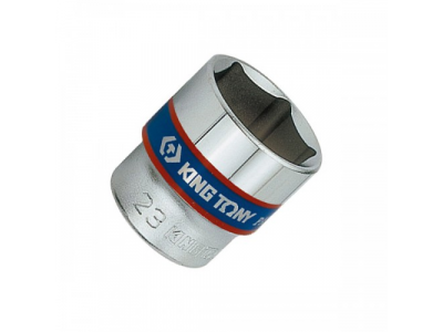 Головка торцевая стандартная шестигранная 3/8", 21 мм, KING TONY