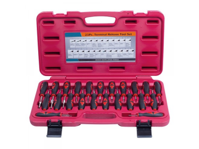 Набор для демонтажа клемм электропроводки, кейс, 23 предмета, МАСТАК