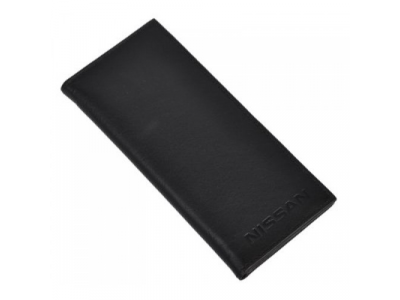 Кожаный футляр для кредитных карт Nissan Credit Card Holder, Black
