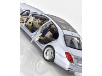 Модель Mercedes-Benz S-Class, Saloon, Diamond Silver Metallic, 1:18 Scale, артикул B66962299