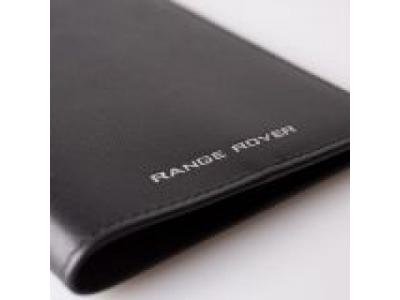 Кожаная обложка для паспорта Range Rover Leather Passport Holder, Black