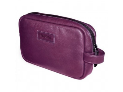 Кожаный несессер Toyota Leather Traveling Bag, Weekend, Lilac, артикул TMSUV02CAS
