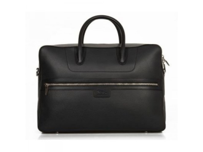 Кожаный портфель Jaguar Leather Brief Case, Black