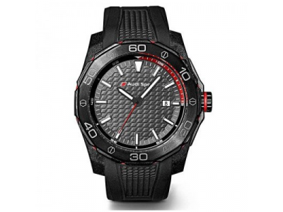 Наручные часы Audi Sport Watch, black/black, артикул 3101600800