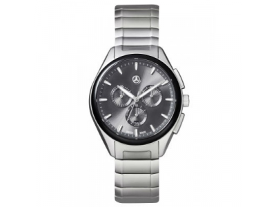 Мужские наручные часы хронограф Mercedes-Benz Men’s Chronograph Watch, Business, black / silver