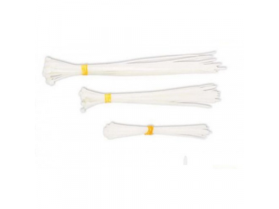 Хомут-стяжка кабельная, пластиковая, W-7,2 L-400 (50 шт), белая